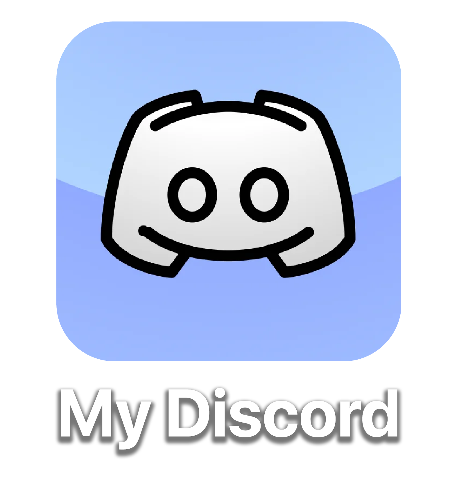 An application icon of the Discord logo. Text beneath reads 'Discord'